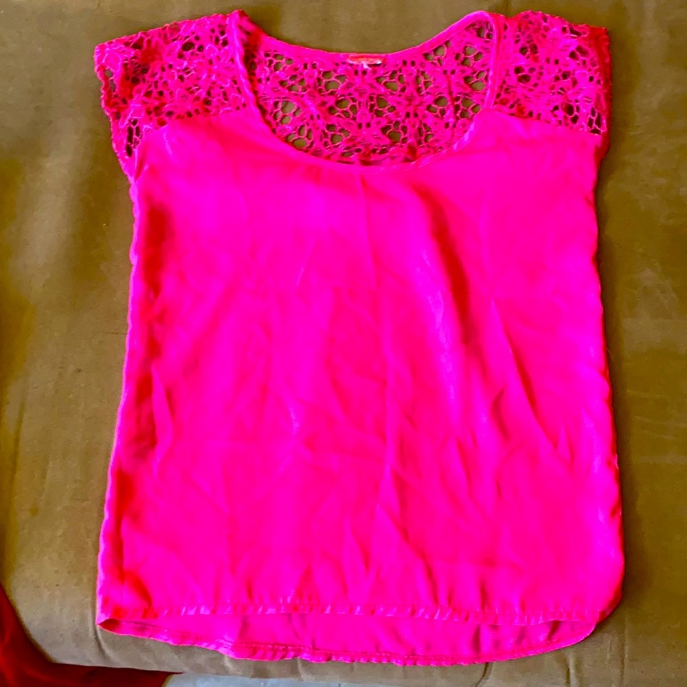 Pink blouse